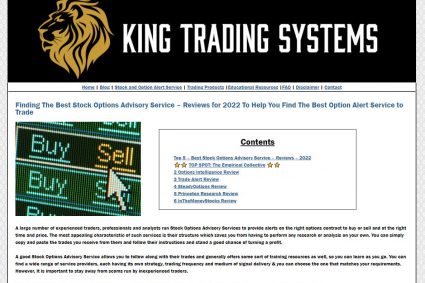 What is the Best Option Trading Alert Service?